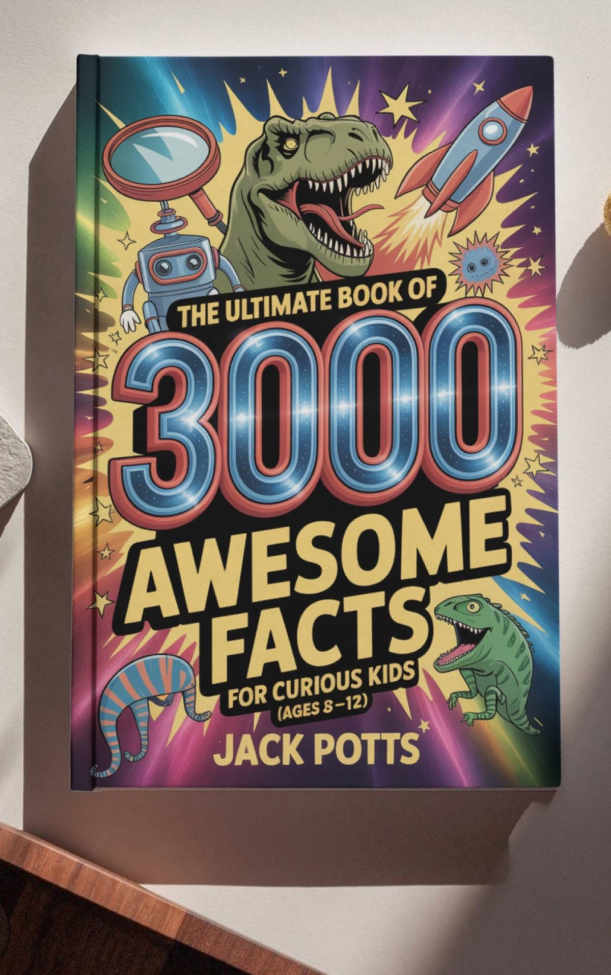 The Ultimate Book of 3000 Awesome Facts for Curious Kids (Ages 8-12) cover